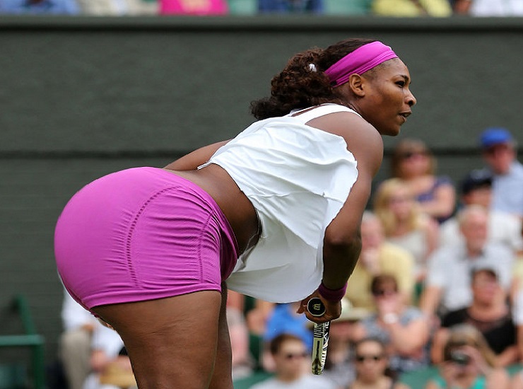 Serena Williams heavy display
