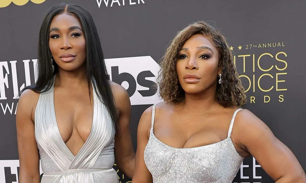 Serena Williams showcases jaw-dropping curves as she twins with sister Venus at 2022 Critics Choice Awards