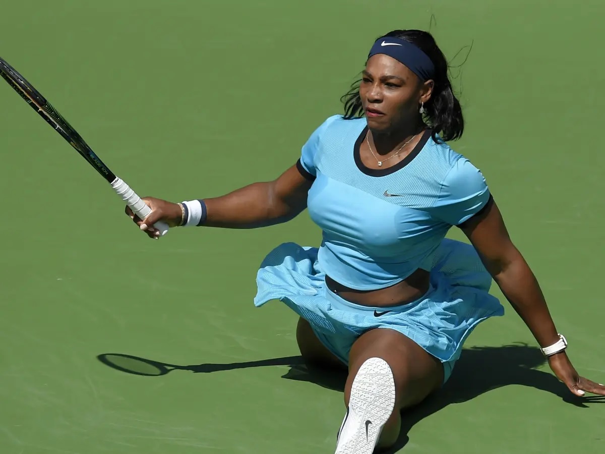 Serena Williams new style split