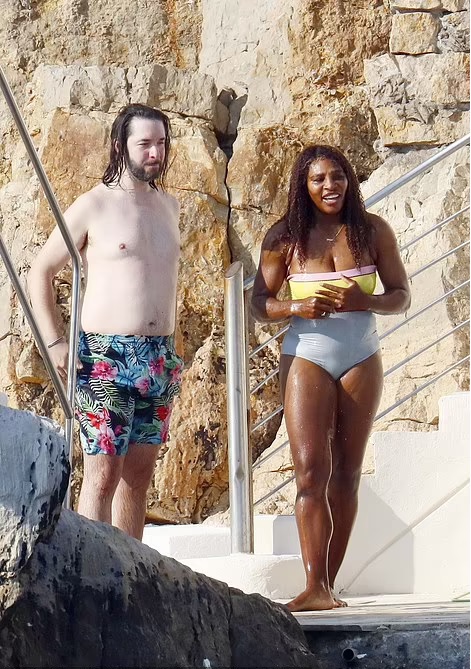 Serena Williams and Alexis Ohanian who share three-year-old daughter Olympia, took in their stunning surroundings