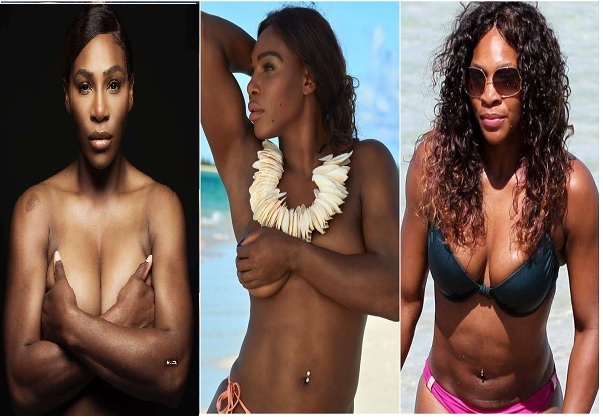 Serena Williams goes topless, promotes Breast Cancer Awareness phots