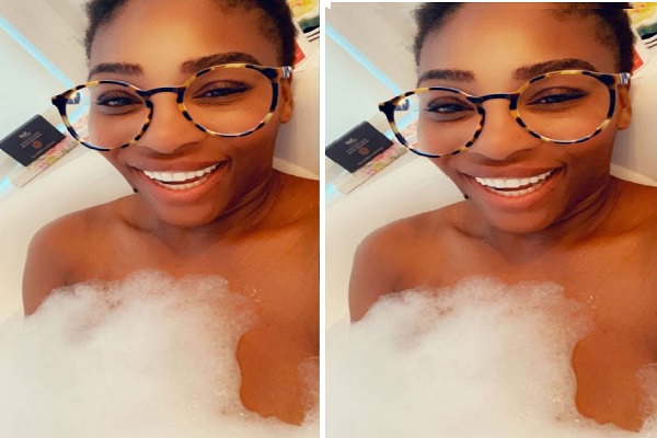 Serena Williams bath
