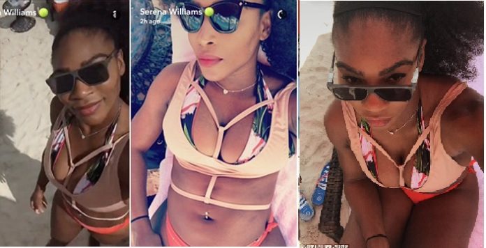 Serena Williams shares revealing snaps while on bikini break